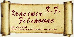 Krasimir Filipovac vizit kartica